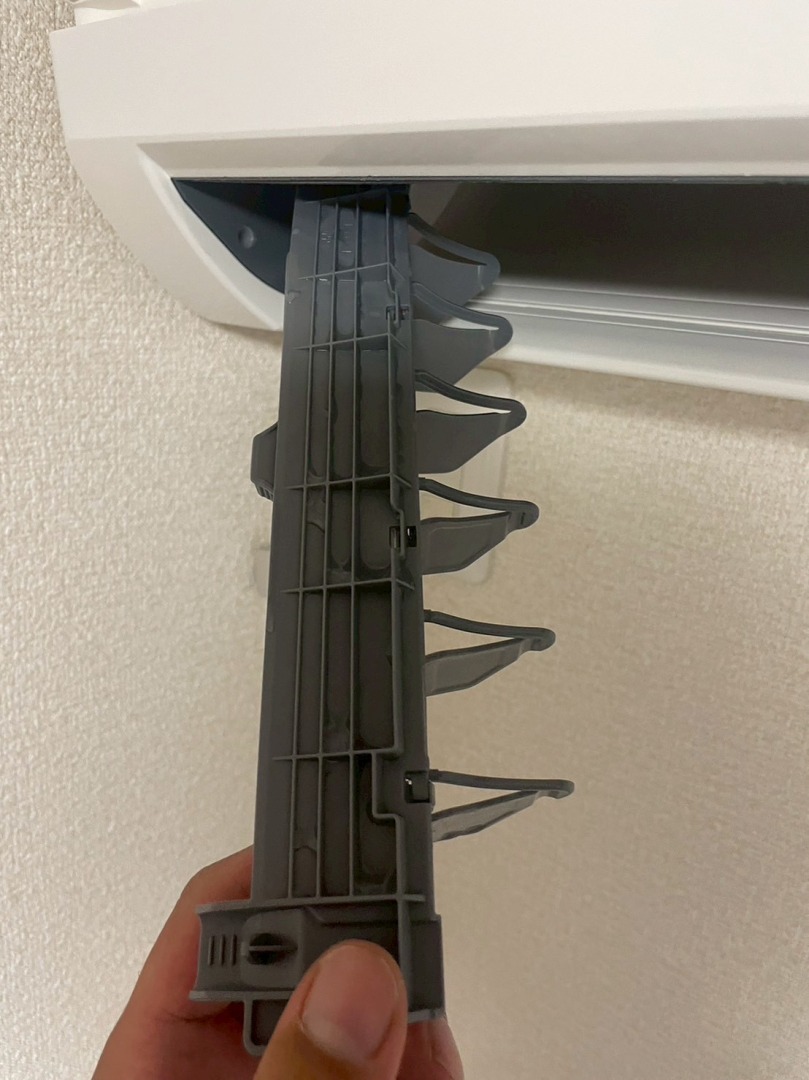 エアコン内部フィルターの洗浄後